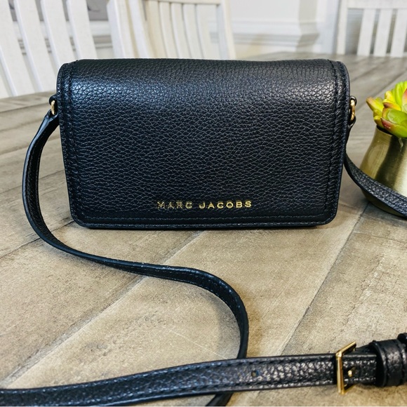 Marc Jacobs the Groove Leather Mini Messenger Crossbody Bag Black - Picture 2 of 8